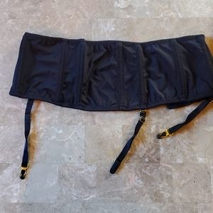 Black garter belt
